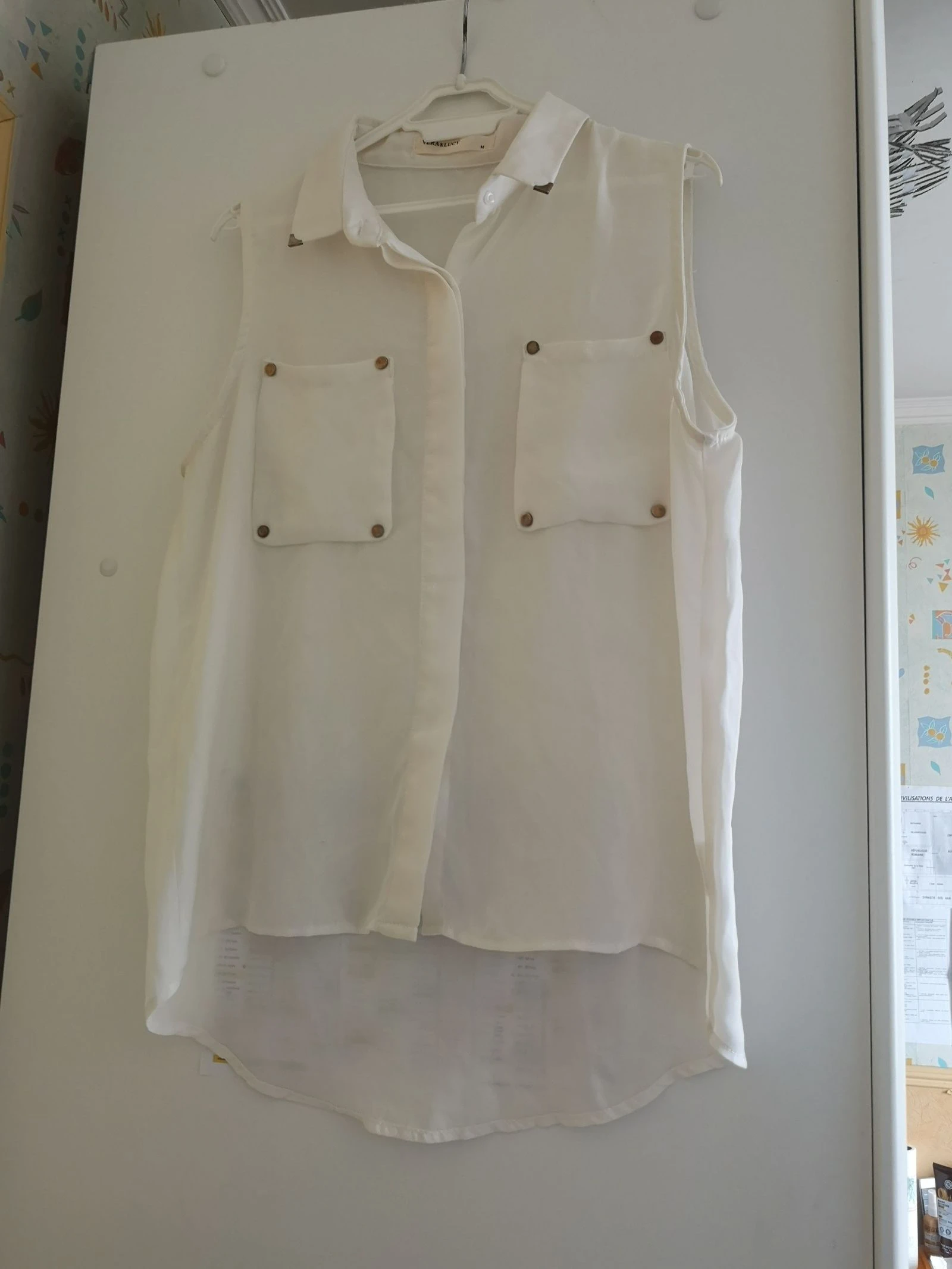 Mouwloos overhemd – photo 7